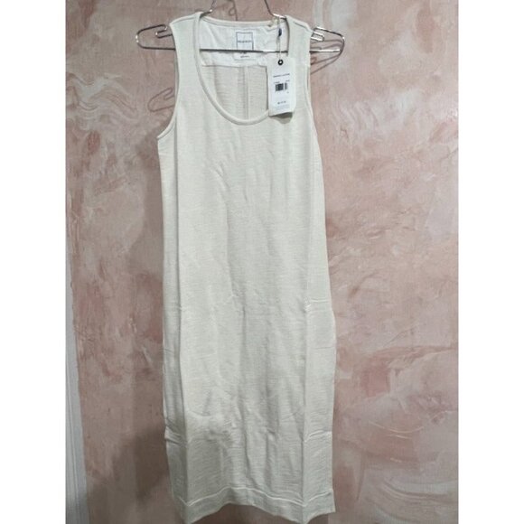 Jason Scott Sleeveless French Terry Fabric Peru Dress CREME size XS - Picture 2 of 7